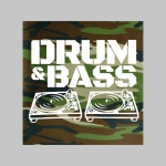 Drum and Bass pánske maskáčové tričko 100 %bavlna 